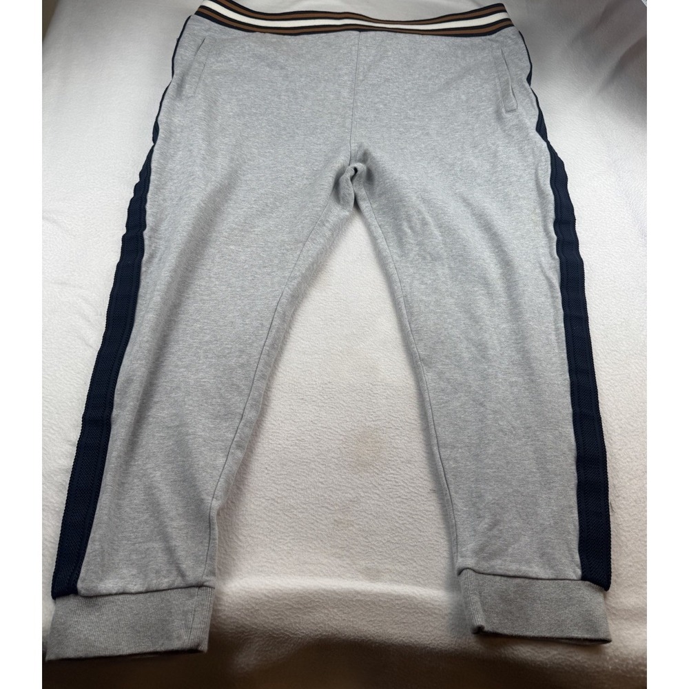 Sean John Gray Sweatpants Joggers Navy Side Stripe Mens Size 3XL